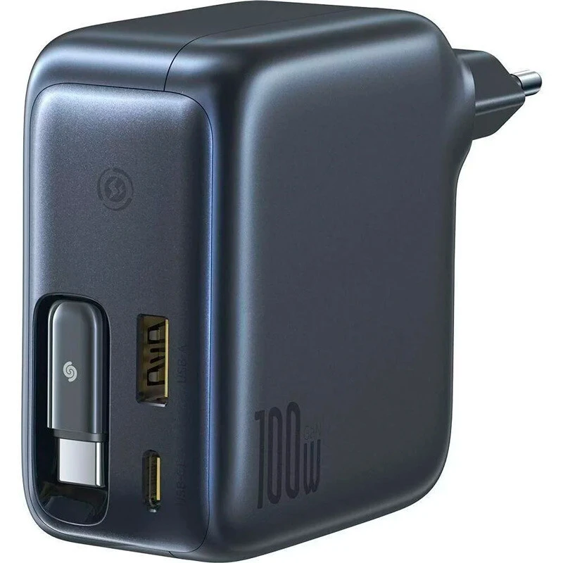 شارژر دیواری سیم وصل 100 وات باسئوس EnerCore CJ11 E0120M PD 5A