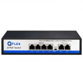 سوییچ 4 پورت POE کیو پلاس PL-P4002