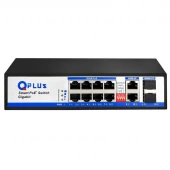 سوییچ 8 پورت POE کیو پلاس PL-PGA8002-S2