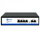 سوییچ 4 پورت POE کیو پلاس PL-PH4002
