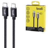 کابل دو سر تایپ سی فست شارژ 65 وات بودی DC206TT10 طول 1 متر