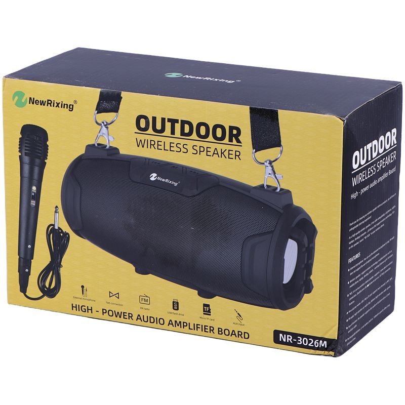 اسپیکر بلوتوثی نیو ریکسینگ NR-3026M + میکروفون