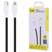 کابل تایپ سی به لایتنینگ فست شارژ 27 وات بودی DC263TL12 طول 1.2 متر