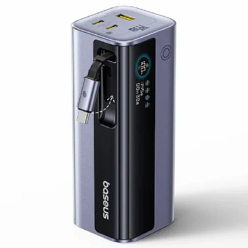 پاور بانک فست شارژ باسئوس EnerGeek GR11 PPCJB-20E5 E0027B PD 100W ظرفیت 20000 میلی آمپر ساعت