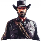 کوسن 3D گیمینگ طرح Red Dead Redemption