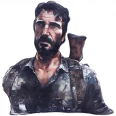 کوسن 3D گیمینگ طرح The Last Of Us شخصیت Joel