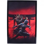 تابلو شاسی طرح Assassins Creed Shadows سایز 40*60 سانتی متر کد 1