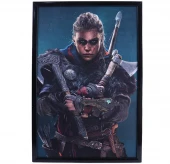 تابلو شاسی طرح Assassins Creed Valhalla سایز 40*60 سانتی متر کد 6
