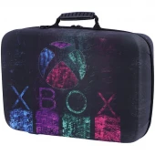 کیف کنسول بازی PS5 Slim طرح XBOX + نگهدارنده هدست