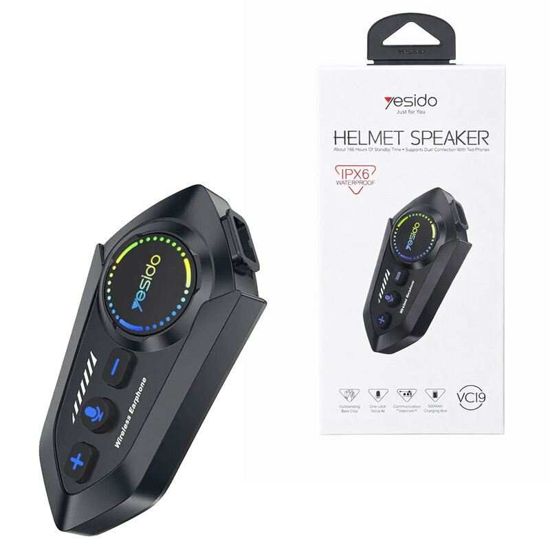 اسپیکر بلوتوثی کلاه کاسکت یسیدو VC19