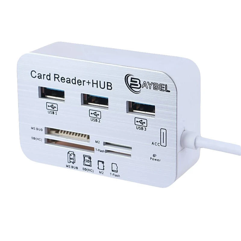 هاب 7 پورت USB 3.0 بایبل H-97