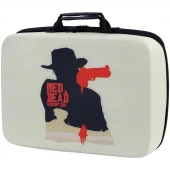 کیف کنسول بازی PS5 Slim طرح Red Dead Redemption کد 20 + نگهدارنده هدست