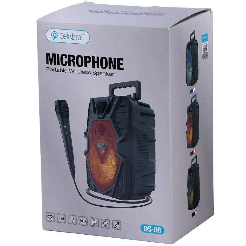 اسپیکر بلوتوثی سلبریت OS-06 + میکروفون