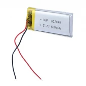 باتری لیتیومی 600mAh 60*40*20mm 602040