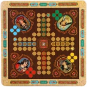 بازی فکری منچ و مارپله چوبی فکر بازینو NO.3000-A کد 201545