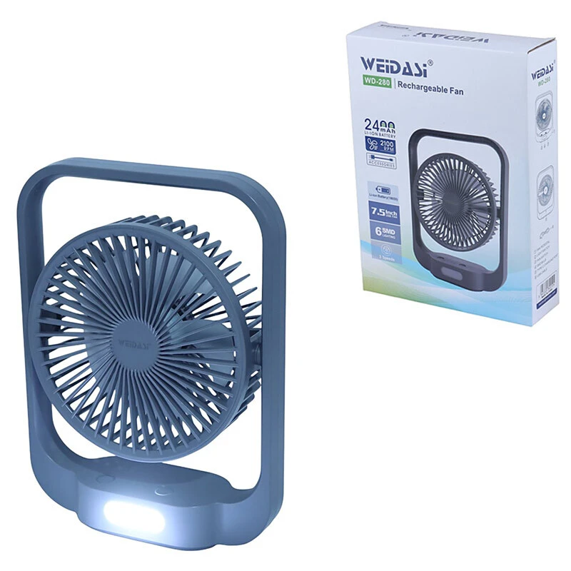 پنکه رومیزی شارژی ویداسی WD-280