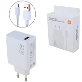 شارژر دیواری 90 وات شیائومی MDY-15-EK QC3.0 9A + کابل تایپ سی