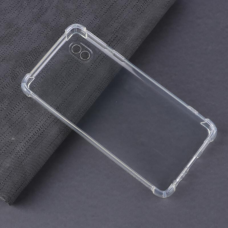 قاب ژله ای ضربه گیر بی رنگ سامسونگ Galaxy A01 Core / A3 Core محافظ لنزدار