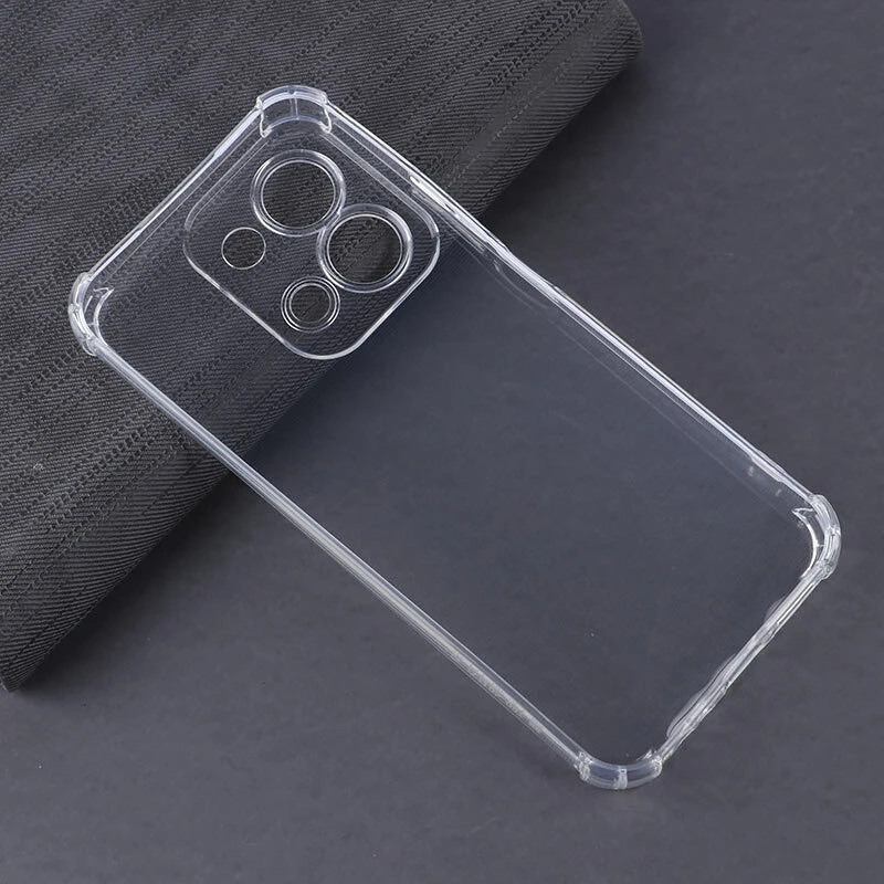 قاب ژله ای ضربه گیر بی رنگ شیائومی Redmi 15C محافظ لنزدار