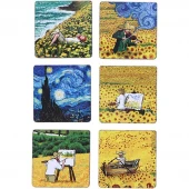 تابلو شاسی طرح ونگوگ سایز 4*4 سانتی متر