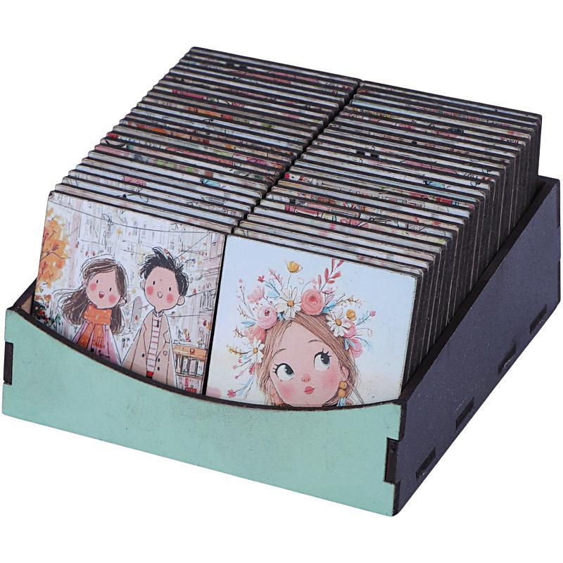 تابلو شاسی طرح دختر سایز 4.5*4.5 سانتی متر