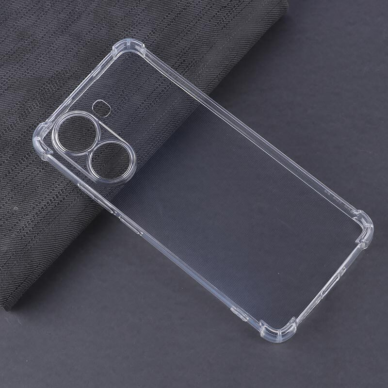 قاب ژله ای ضربه گیر بی رنگ شیائومی Poco X7 Pro محافظ لنزدار