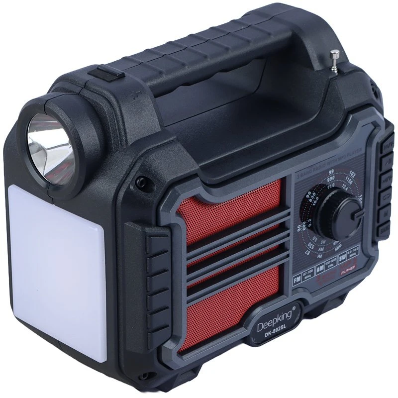 پاوربانک و رادیو اسپیکر بلوتوثی خورشیدی DeepKing DK-802SL