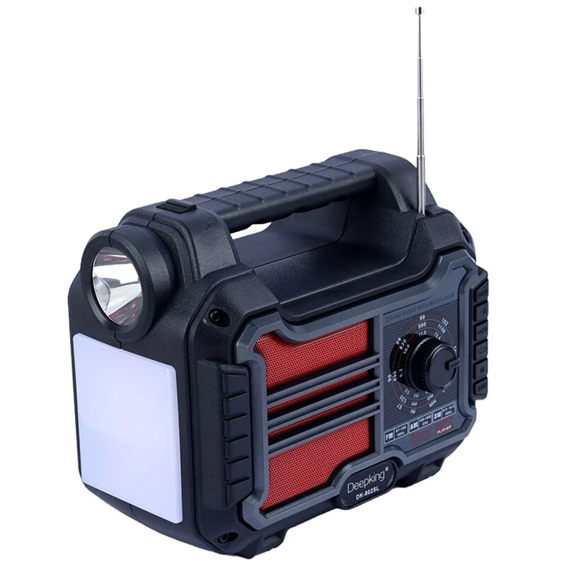 پاوربانک و رادیو اسپیکر بلوتوثی خورشیدی DeepKing DK-802SL