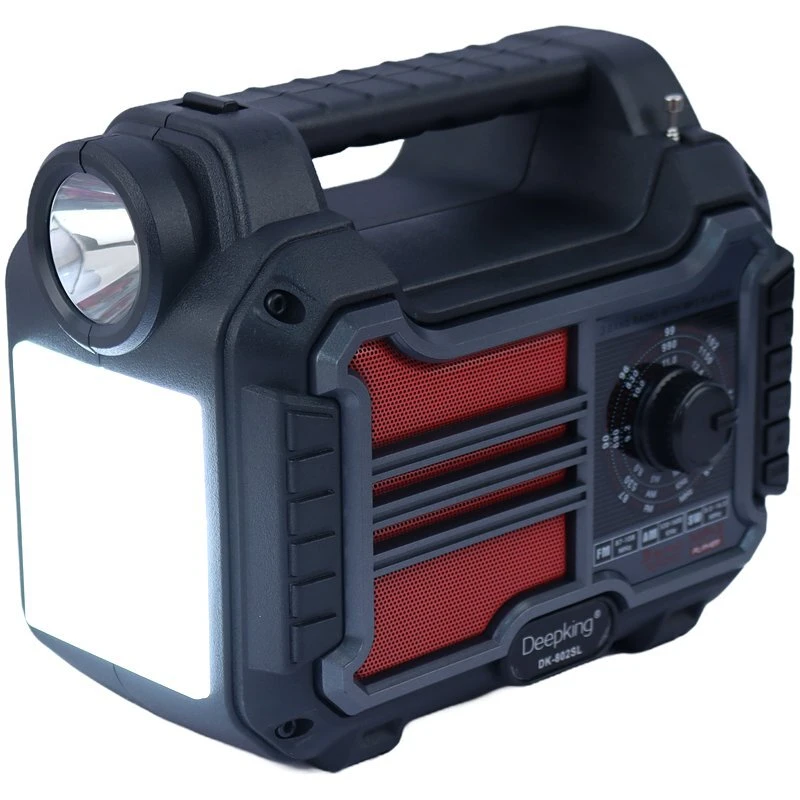 پاوربانک و رادیو اسپیکر بلوتوثی خورشیدی DeepKing DK-802SL