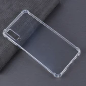 قاب ژله ای ضربه گیر بی رنگ سامسونگ Galaxy A7 2018 محافظ لنزدار