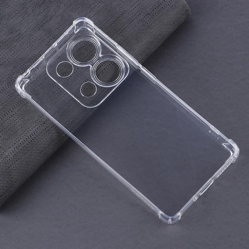 قاب ژله ای ضربه گیر بی رنگ شیائومی Redmi Note 14S محافظ لنزدار