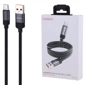 کابل تایپ سی فست شارژ 3 آمپر ارلدام EC-207C طول 1 متر