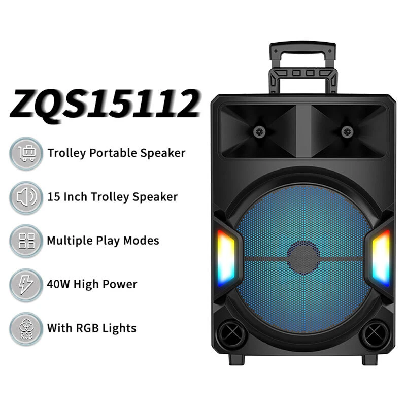 اسپیکر چمدانی بلوتوثی سینگ ای ZQS15112 + میکروفون و ریموت کنترل