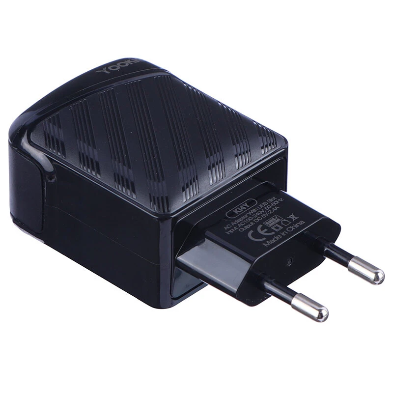 شارژر دیواری 12 وات یوکی KI4Y 2.4A + کابل تایپ سی