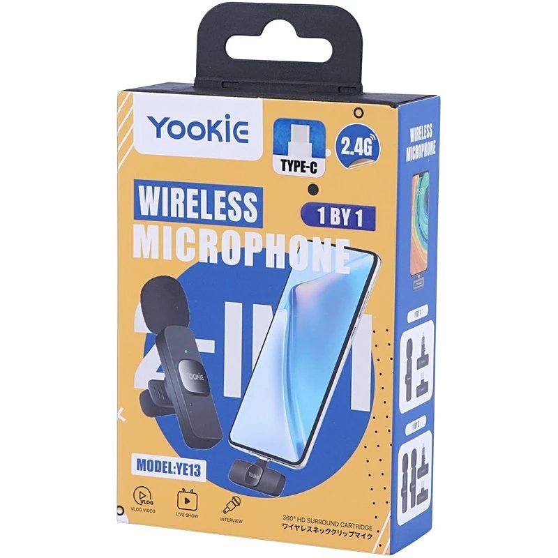 میکروفون یقه ای بی سیم Yookie YE13 Type-C