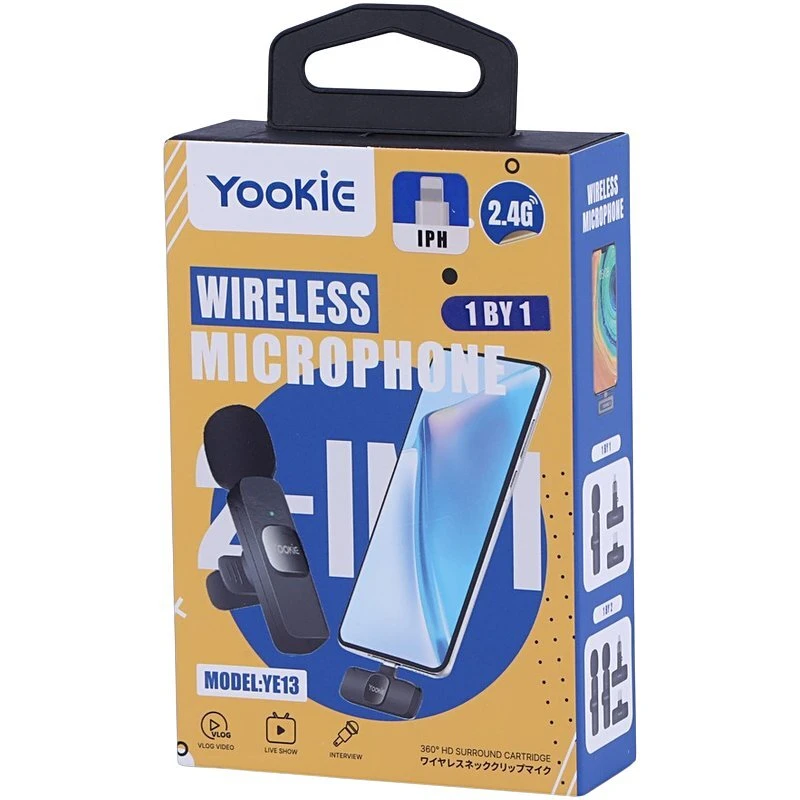 میکروفون یقه ای بی سیم Yookie YE13 Lightning