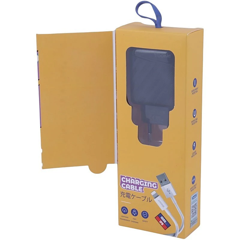 شارژر دیواری 12 وات یوکی KI4Y 2.4A + کابل آیفونی