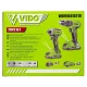 کیت دریل شارژی چکشی و آچار بکس شارژی ویدو WD910410210
