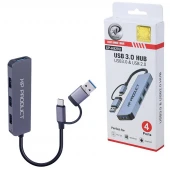 هاب 4 پورت Type-C / USB 3.0 ایکس پی پروداکت XP-H829U