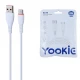 کابل تایپ سی فست شارژ 30 وات یوکی EC19 طول 1 متر
