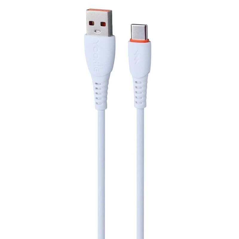 کابل تایپ سی فست شارژ 30 وات یوکی EC19 طول 1 متر