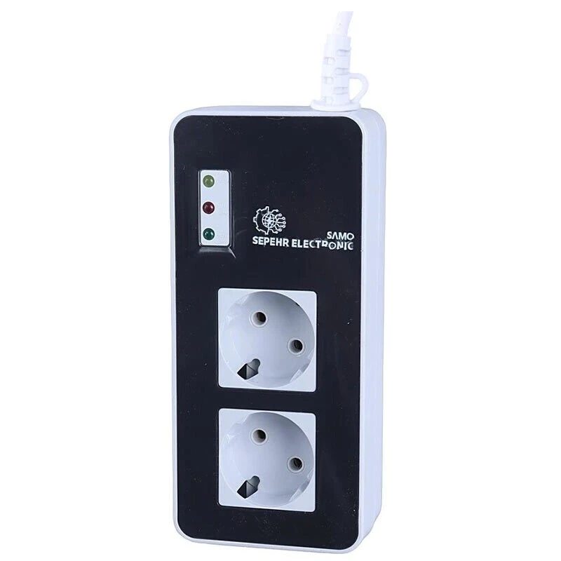 محافظ برق یخچال و فریزر 2 خانه سامو سپهر الکترونیک SSE 100 با کابل 2.8 متری