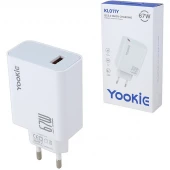 شارژر دیواری 67 وات یوکی KL011Y QC3.0