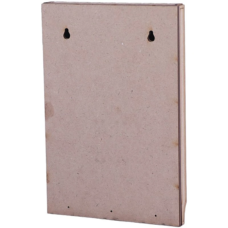جاکلیدی دیواری چوبی طرح دو درب کد MOZ-02