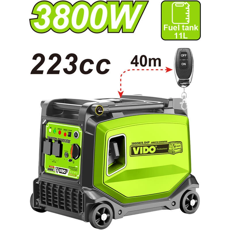 موتور برق بنزینی ویدو WD060313800 توان 3800 وات