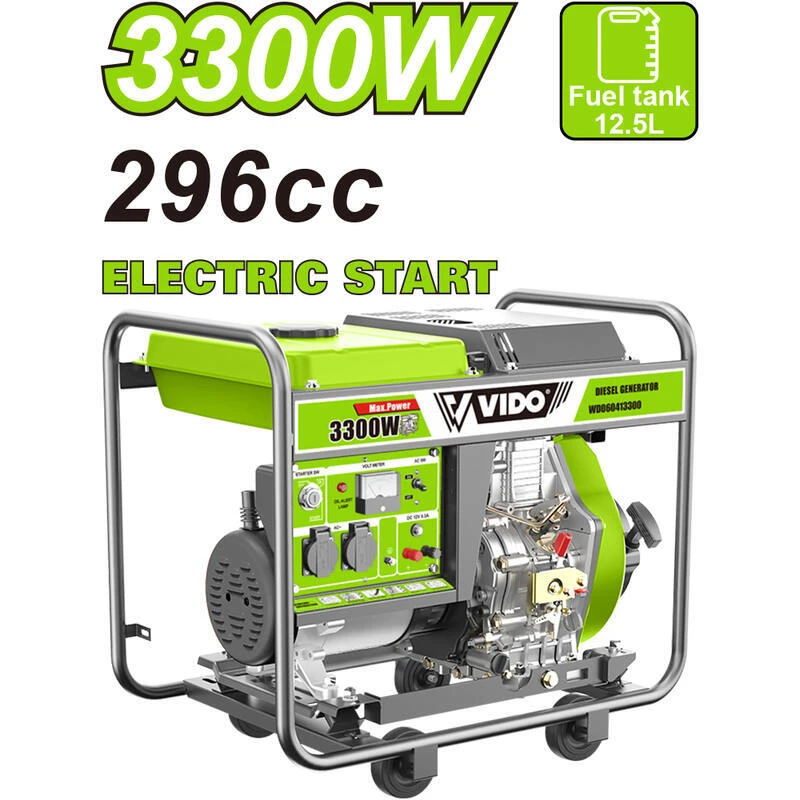 موتور برق دیزلی ویدو WD060413300 توان 3300 وات