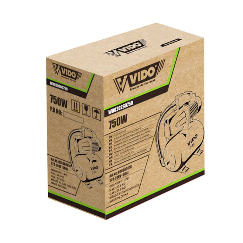 پمپ آب جتی اتوماتیک ویدو WD020280750 ظرفیت 1 اسب بخار