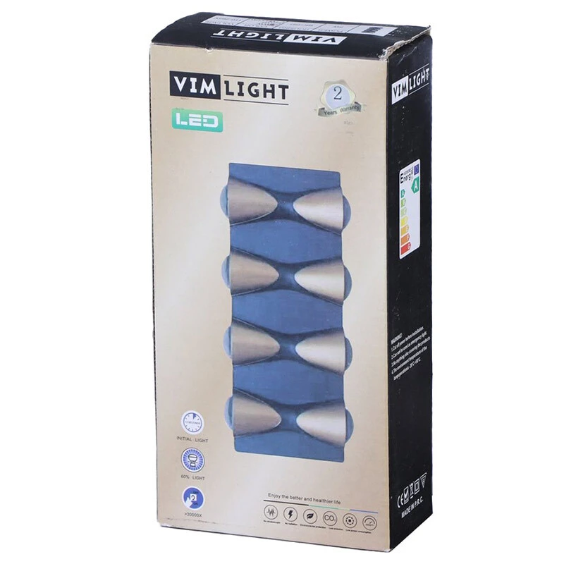 چراغ دیواری دکوراتیو دو طرفه Vim Light 8W