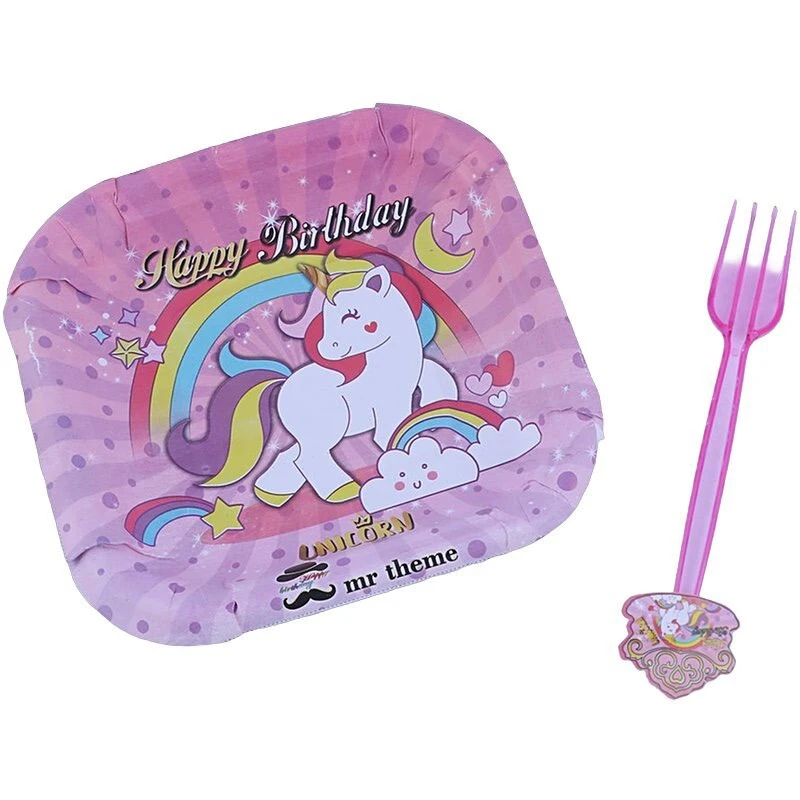 پک تم تولد 10 نفره مستر تم طرح فانتزی کد 2