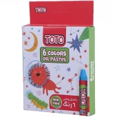 پاستل روغنی 6 رنگ توتو TOTO 2136